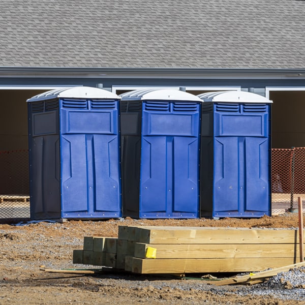 are there any restrictions on where i can place the portable restrooms during my rental period in Dorothy New Jersey